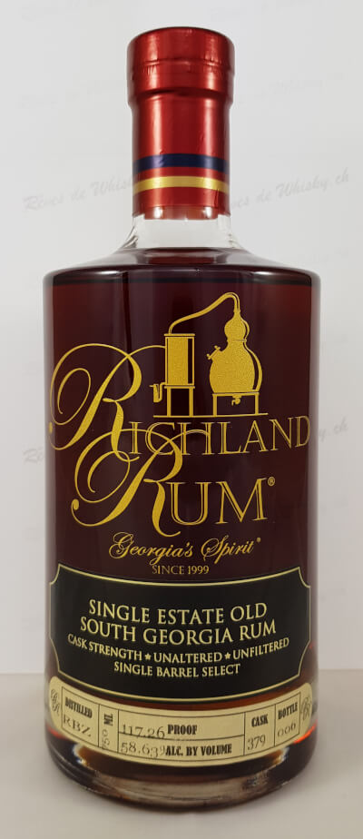 Richland Rum - Single Barrel Cask Strength